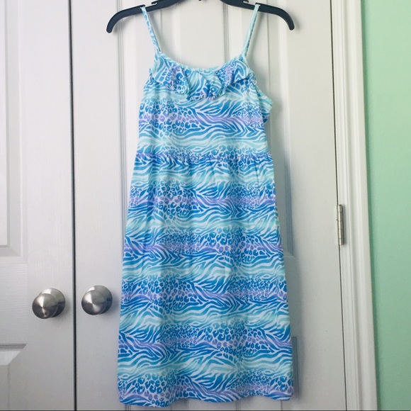 Faded Glory Other - Blue and Purple Animal Print Sun Dress